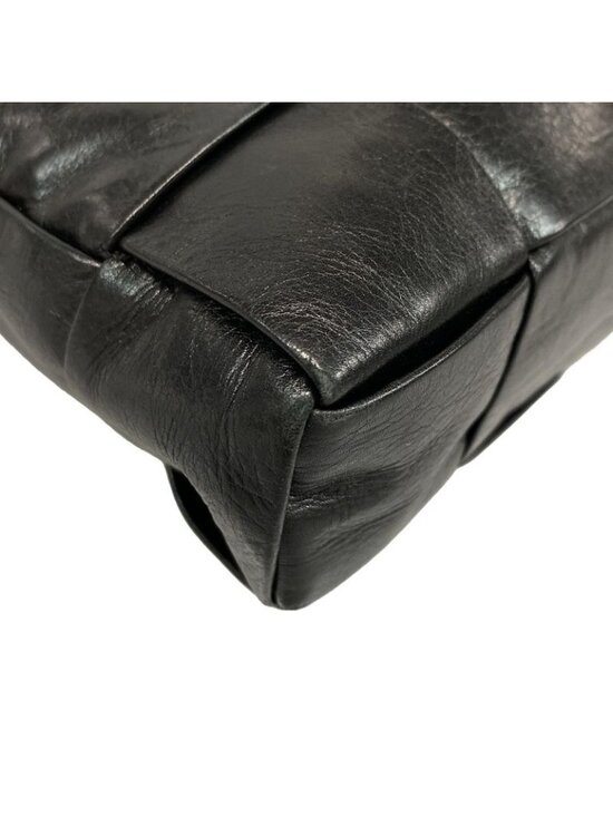 Bottega Veneta Clutch Maxi Intrecciato Black Leather - Picture 6 of 13